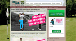 Desktop Screenshot of idee-golf.fr
