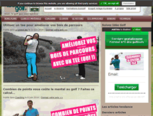 Tablet Screenshot of idee-golf.fr